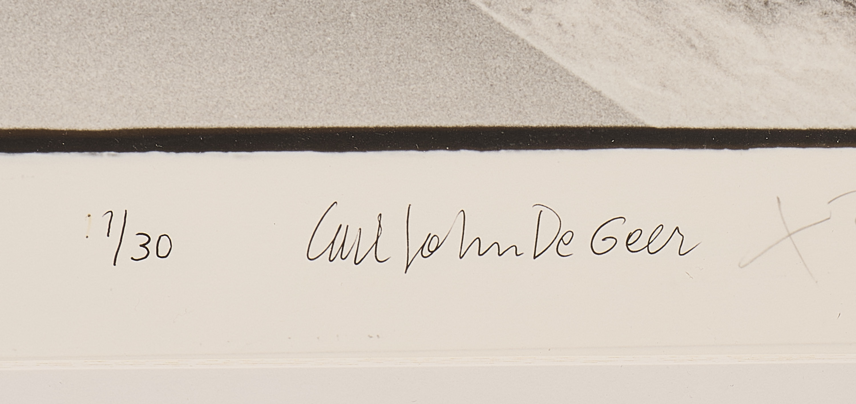 Fotografi, Carl Johan De Geer (f. 1938), Sverige. Signerad, numrerad 1/ ...