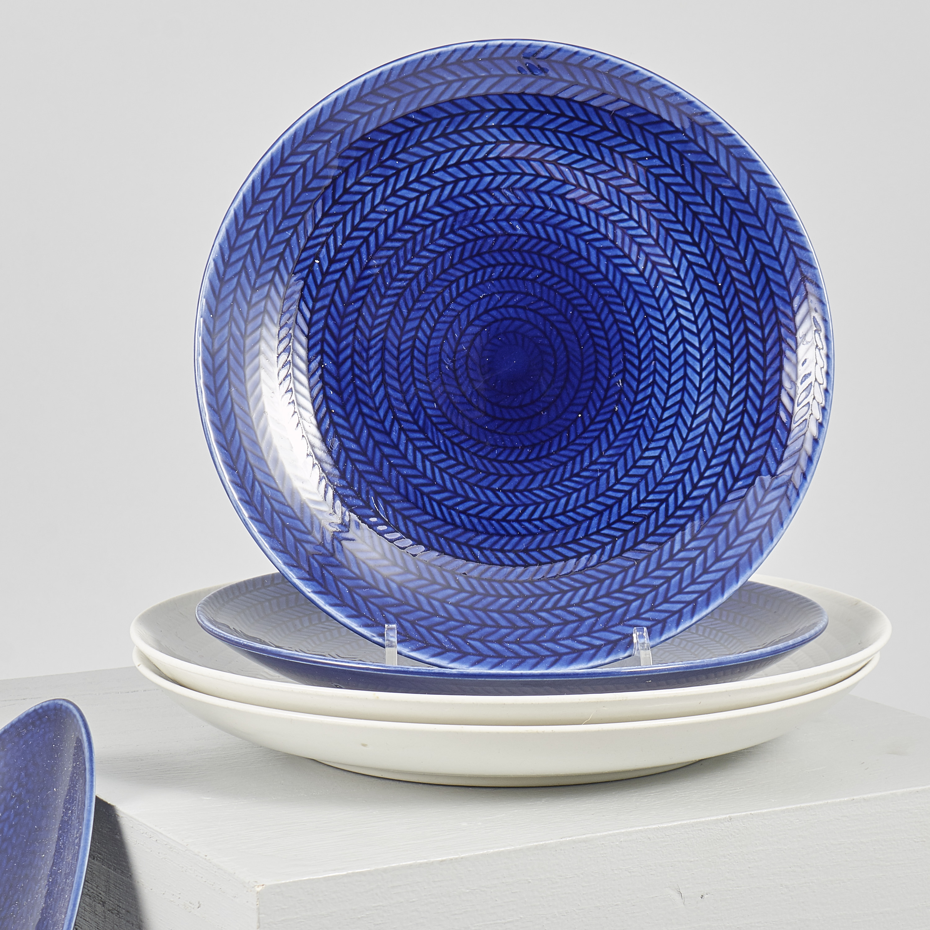 Porslin, 14 delar, bland annat Koka blå, Blå Eld, Adam, Gustavsberg ...