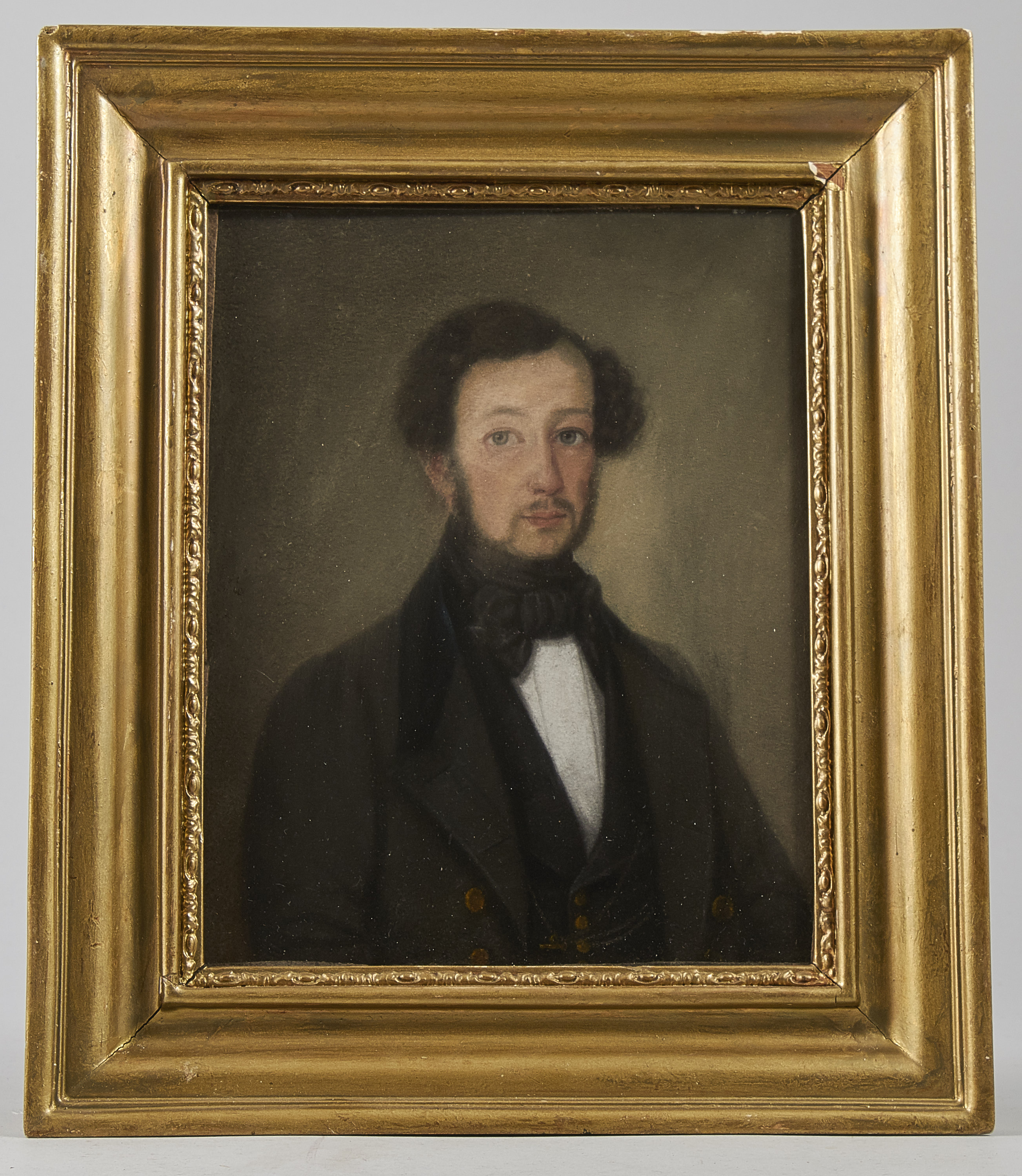 Pastell, Oidentifierad konstnär. Porträtt av häradshövding Axel Mauritz ...